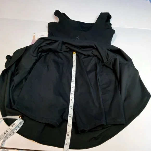 JoyLab Black Onyx Womens Active Dress XS Tiered Ruffle Skirt Workout,Casual Wear - Picture 12 of 14